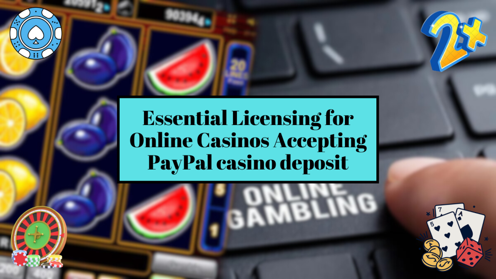 Essential Licensing for Online Casinos Accepting PayPal casino deposit